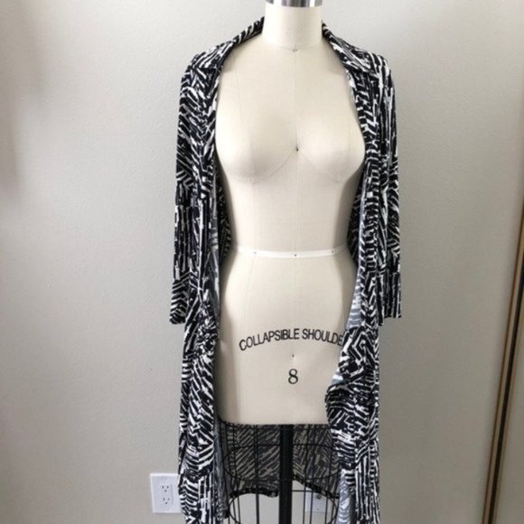 Ralph Lauren Black White Berryann Wrap Dress, 14 - Picture 6 of 7